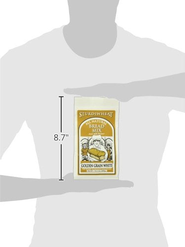 20-Ounce Package (Pack 4) Sturdiwheat All Natural Bread Mix, Golden Grain White