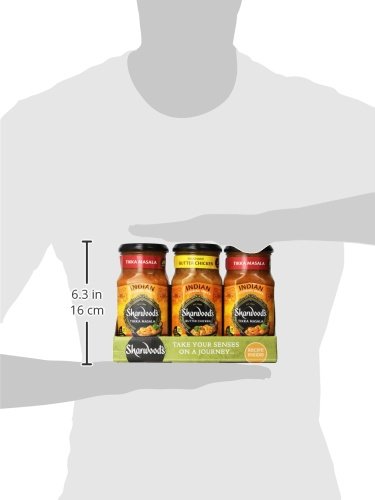 Sharwood's Indian Cooking Sauce 3 - Tikka Masala and Butter Chicken - Bottles