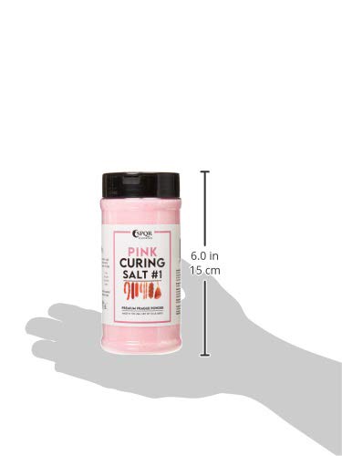 No.1. 1.5 Curing Salt Quick Cure Premium Prague Powder XL Pound Bottle by SPQR Seasonings