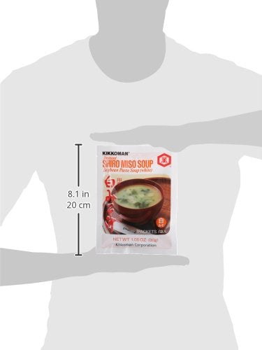 3 1.05 oz Kikkoman Instant Shiro Miso Soup, ct