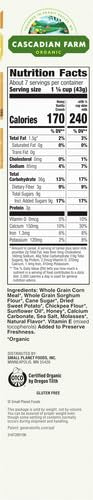 10.5 oz. (Pack 3) Cascadian Farm Organic Gluten Free Honey Vanilla Crunch Cereal