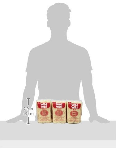 Wai Wai 17.5-Ounce (Pack 6) Wai Oriental Style Instant Noodles Rice Stick
