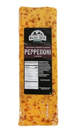 Generic Natural Smoked Flavor Pepperoni Cheese 1lb