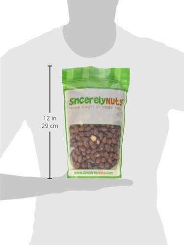 2Lb Sincerely Nuts Roasted Whole Unsalted Almonds No Shell - Bag - Incredibly Tasty - Sealed for Freshness - Healthy