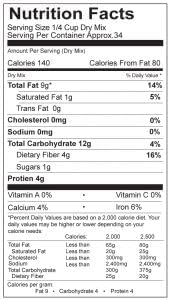 FULL N FREE WITH RORIE 32 Oz Full "n Free Rorie"s Grain Free All Purpose Flour Blend