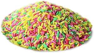 Generic Ganesha Arts Akshat Rice Colorful for Puja Use for Prayer Use and