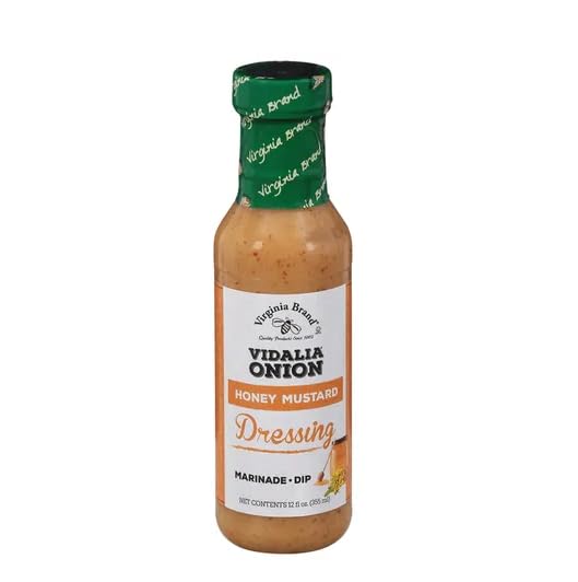 Virginia Brand Vidalia Onion Honey Mustard, 12-ounces (Pack of 6)