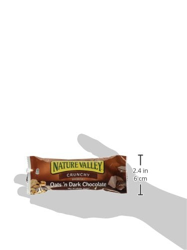 (Pack 2) Nature Valley Oat's 'n Dark Chocolate Granola Bar, Single