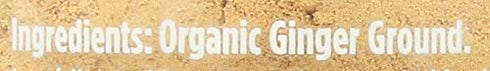 Spicely Organics USDA Certified Organic Ginger Ground, Vegan Friendly, 1.2 Ounce (Pack of 3)