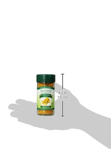 1.92 Frontier Co-op Ground Turmeric Root, Ounce Bottle, Distinct Pungent Aroma, Ginger & Pepper-Like Flavor, Kosher