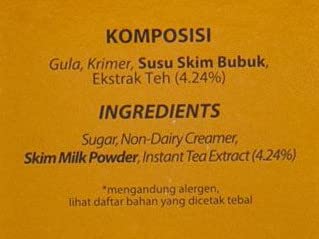 Generic 23 (10 Tong Tji Tematik Tarik (Milk Tea), Gram sachets)