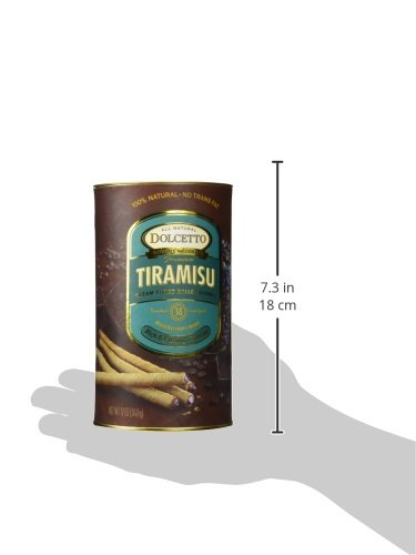 DOLCETTO Dolcetto Wafer Rolls, Tiramisu, 12 OZ