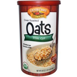 Country Choice Organic, Oven Toasted Oats, Steel Cut, 30 oz (850 g)(pack
