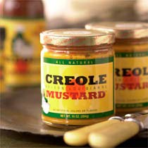 Maison Louisianne 10oz CREOLE MUSTARD - All Natural Gourmet Creole Ground Mustard, Fat Free and Mildly Spicy Mustard
