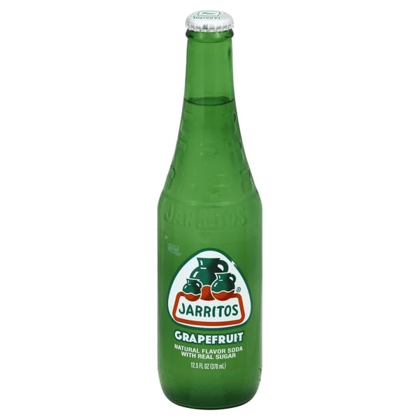 Jarritos Soda, Natural Flavor Grapefruit, 12.5 Ounce
