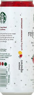 12 Oz (Pack 1) Starbucks Refreshers Strawberry Lemonade Sparkling Juice Blend, Fl