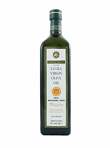 Crete Gold 2020 1 (33.8 oz) PDO Kolymvari Premium Quality Greek Extra Virgin Olive Oil | Harvest | Liter