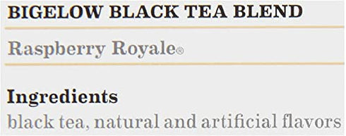 Bigelow Raspberry Black Tea, 0.34 lbs, 28/Box