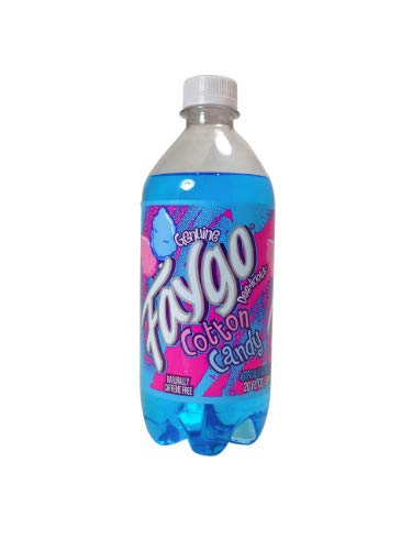 Faygo Cotton Candy 20 oz (6 pack) Soda Pop Plastic Bottles