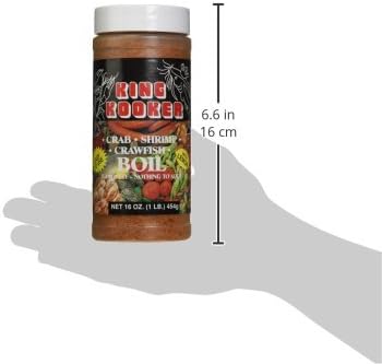 00037 16-Ounce King Kooker Crab, Shrimp, Crawfish Boil