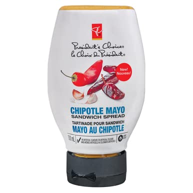 President Choice President's Choice, Chipotle Mayonnaise, 300ml/10.1 fl. oz., Bottle, {Imported from Canada}