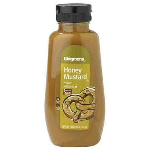 dakomyo Wegmans Mustard Honey Sweet with Mild Heat 16 ounce ( Pack of