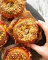 RawJoy Pack 12 Fresh New York Tuscan Pizza Bagel by | Delicious Fresh Tuscan Pizza Bagel