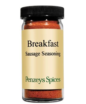 Penzeys Breakfast Sausage Seasoning By Spices 3.6 oz 1/2 cup jar (Pack of