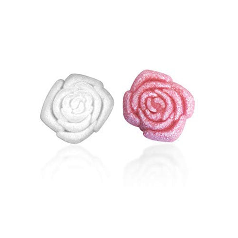 Canasuc Paris, L' Envie en Rose Pur Sucre de Canne, "Window Gift Box" of 36 Assorted French Molded Rose Sugar Pieces