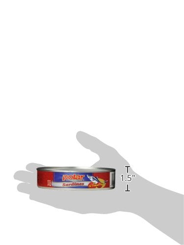 7.5 (Pack 12) MW Polar Sardines, Tomato Sauce, Ounce