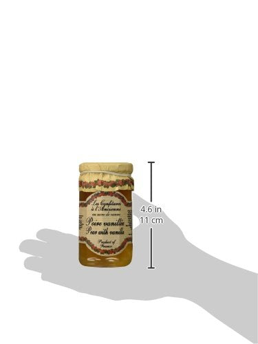 Les Confitures l'Ancienne 9 oz Pear Vanilla Jam Andresy All natural French jam pure sugar cane jar Confitures a