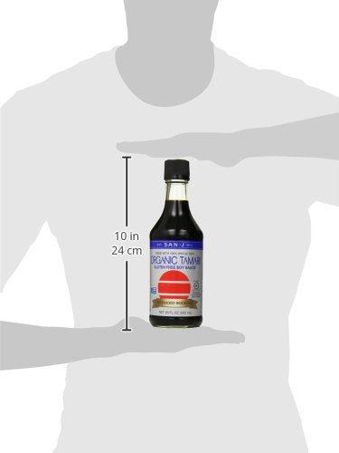 San-J Organic Gluten Free Tamari Soy Sauce - 20 oz, 25% Less Sodium, Specially Brewed
