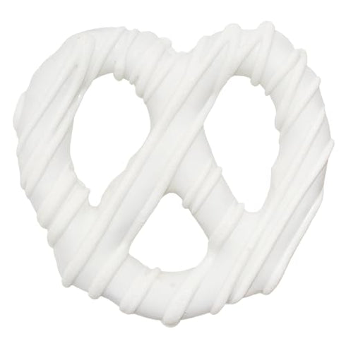 Wrapped,12-Piece All City Candy Pretzel Twists - Hand-Dipped White Chocolate Covered Pretzel Twists Holiday ready Sweet