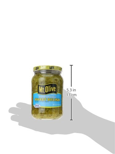 16 oz Mt. Olive No Added Sugar Sweet Relish