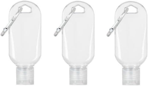 Tustao 3 Pcs Portable Hot Sauce Keychain Bottles - Mini Ketchup Containers for