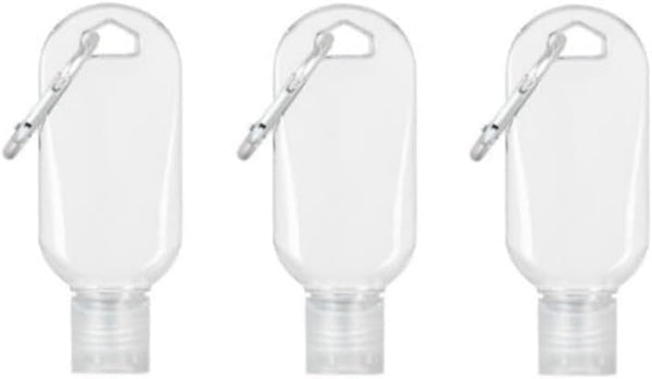 Tustao 3 Pcs Portable Hot Sauce Keychain Bottles - Mini Ketchup Containers for