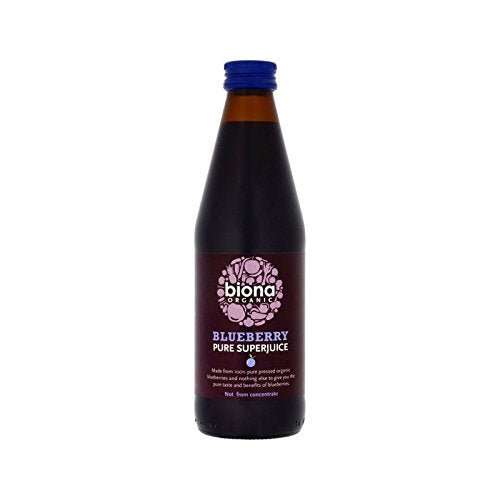 Biona Organic Blueberry Pure Pressed Juice 330ml (Pack of 2)