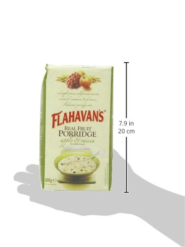 21.16-Ounce (Pack 4) FLAHAVAN'S Real Fruit Porridge with Apples & Raisins, Whole Grain Oats, Bags
