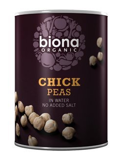 Biona Organic Chick Peas 400g - Pack of 2
