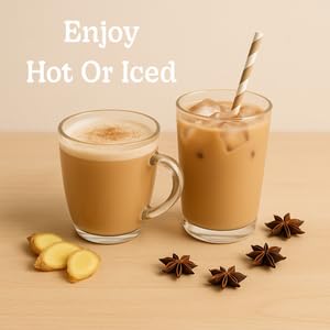 32oz (8 Bhakti Chai Tea Concentrate | Original, Organic Fresh Ginger, Black Tea, Sweetened, Spiced, Dairy-Free, Vegan