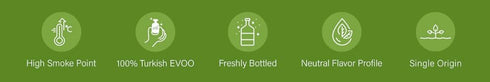 3L PURESENSE Turkish Olive Pomace Oil, High Smoke Point Refined Olive Oil for Frying, Roasting, & High Heat Cooking