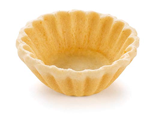 Pidy 16ct Pack of 1.75" Mini Neutral Fluted Shells