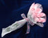 UniqueBeadsAndGifts Dozen 13 It's A Girl! Baker's Bouquet of Pink Wood Roses
