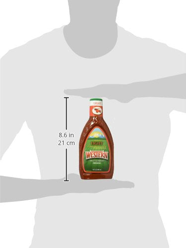 Wish-Bone 15 oz. Western Sweet and Smooth French Light Salad Dressing, fl.
