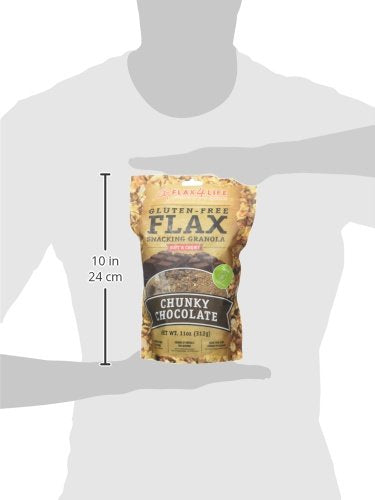 Poiget Flax4Life 11 oz Gluten Free Flax Chunky Chocolate Snacking Granola