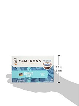 12 Count, 4.33 (Pack 6) Cameron's Coffee Donut Shop Blend Single Serve Pods, Ounce