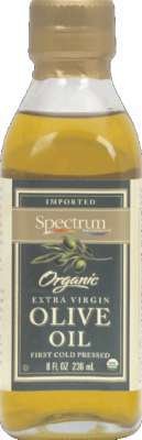 Spectrum Naturals Unrefined Extra Virgin Olive Oil 8 Oz (Pack of 3)