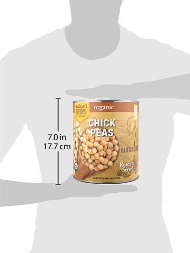 10 110 (6 LBS 14 Nature's Greatest Foods, Organic Chickpeas, Food Service Size, Ready to Serve, No. Can, Ounce Ounce)