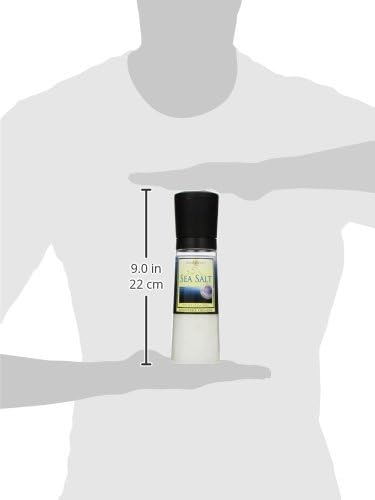 Dean Jacob's 12.2-Ounce Dean Jacobs Sea Salt, Extra Large Grinder