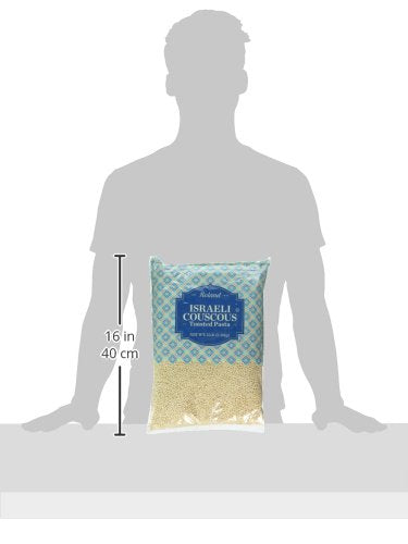 5 Pack 1 Roland Foods Israeli Couscous Toasted Pasta, Specialty Imported Food, Pound Bag